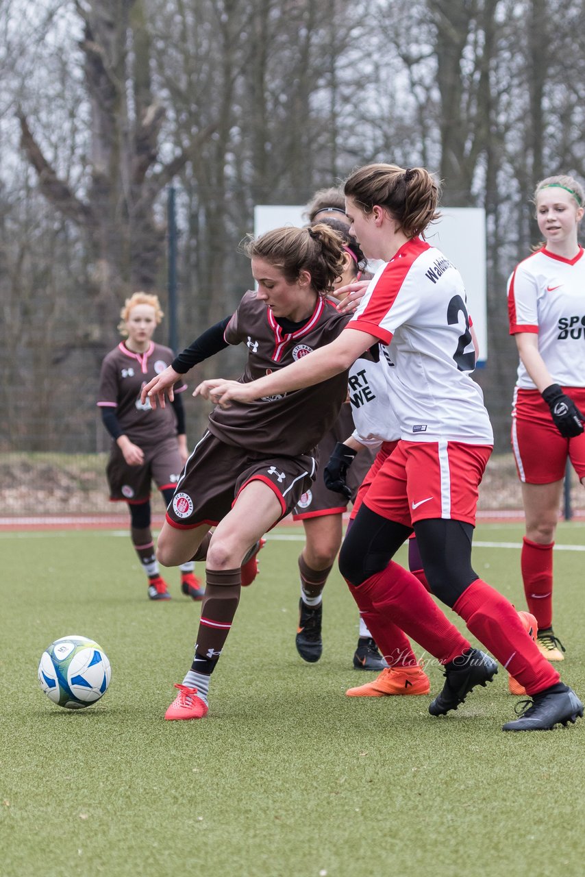 Bild 225 - B-Juniorinnen Walddoerfer - St.Pauli : Ergebnis: 4:1